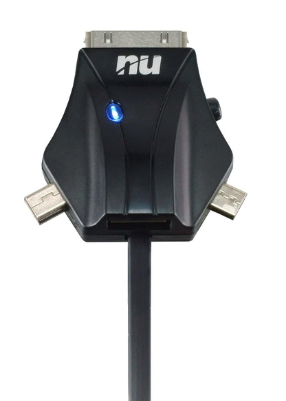 NU Technology PPC-100 P2P Power Hub 30-Pin Connector for iPad, iPhone & iPod – Multi Device Charging & Sync Adapter