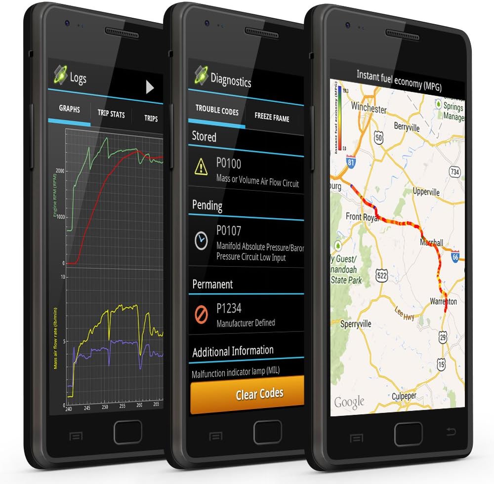 OBDLink LX Bluetooth OBD2 Scanner (Model LX101) – Professional Diagnostic Tool for Android & Windows | Fast, Secure & Battery-Safe