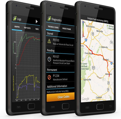 OBDLink LX Bluetooth OBD2 Scanner (Model LX101) – Professional Diagnostic Tool for Android & Windows | Fast, Secure & Battery-Safe