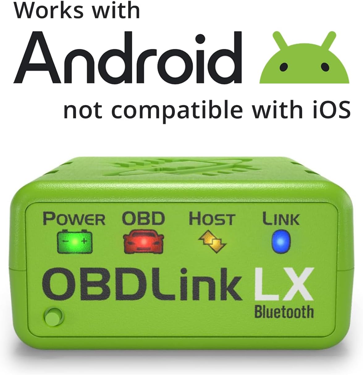 OBDLink LX Bluetooth OBD2 Scanner (Model LX101) – Professional Diagnostic Tool for Android & Windows | Fast, Secure & Battery-Safe