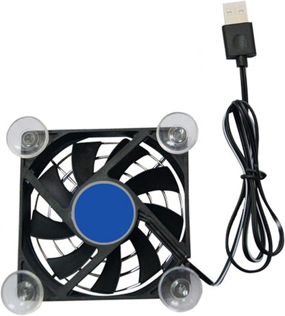 Portable Phone Cooler USB Cooling Pad with Fan Holder – Mobile Gaming Cooling Device, Overheating Protection for Smartphones (Black)