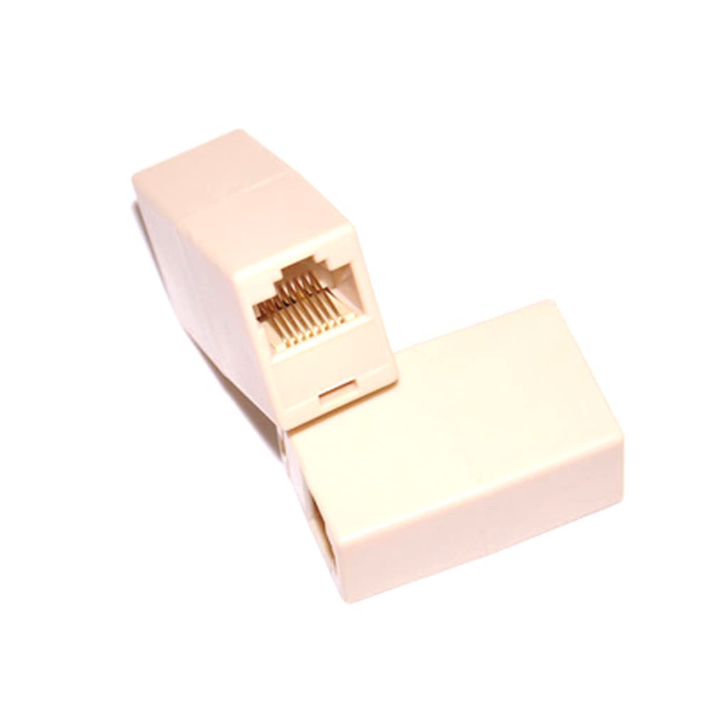 RJ45 Ethernet Coupler Connector Cat7/Cat6/Cat5e 8P8C LAN Cable Extender Joiner Plug (1 PCS, )