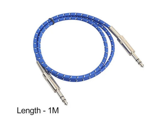 Universal 6.35mm Male to Male Stereo Audio Connection Cable For Guitar Bass Cord 6.35mm Stereo Audio Cable