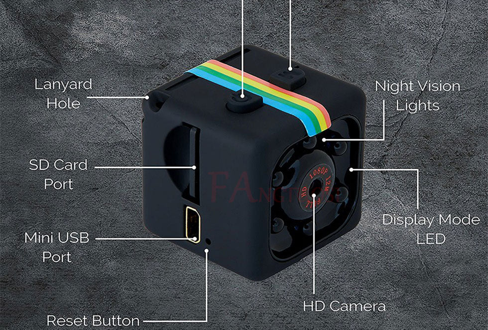 📷 Mini Camera 1080P SQ11 – Portable HD Nanny &amp; Security Camera  With Night Vision &amp; Motion Detection