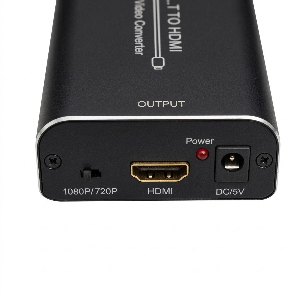 Premium Metal Body SCART to HDMI Scaler Converter 720P/1080P