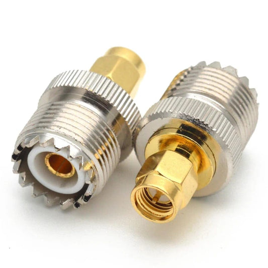 1Pc UHF Female SO-239 SO239 Jack to SMA Male Plug RF Coaxial Adapter Connector
