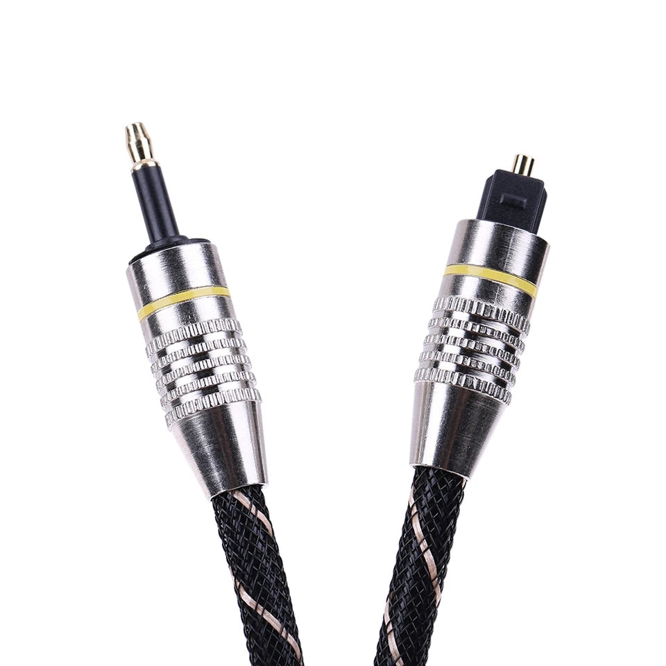 3.5mm Digital Optical Audio Cable Fiber Mini Toslink to Toslink Optic Cable