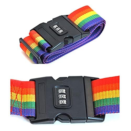 Secure Travel Luggage Belt with Lock – Adjustable Suitcase Strap for Trolley Bags & Travel Safety