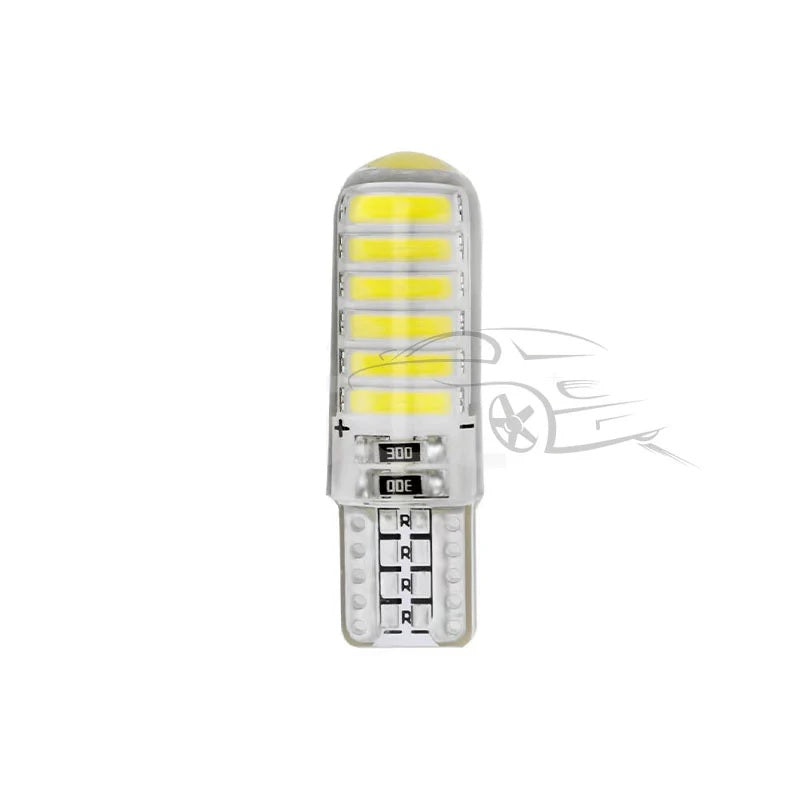 24V T10 Silicone CANBUS LED Bulb – 12 SMD Ultra Bright Error-Free Light (Pair)