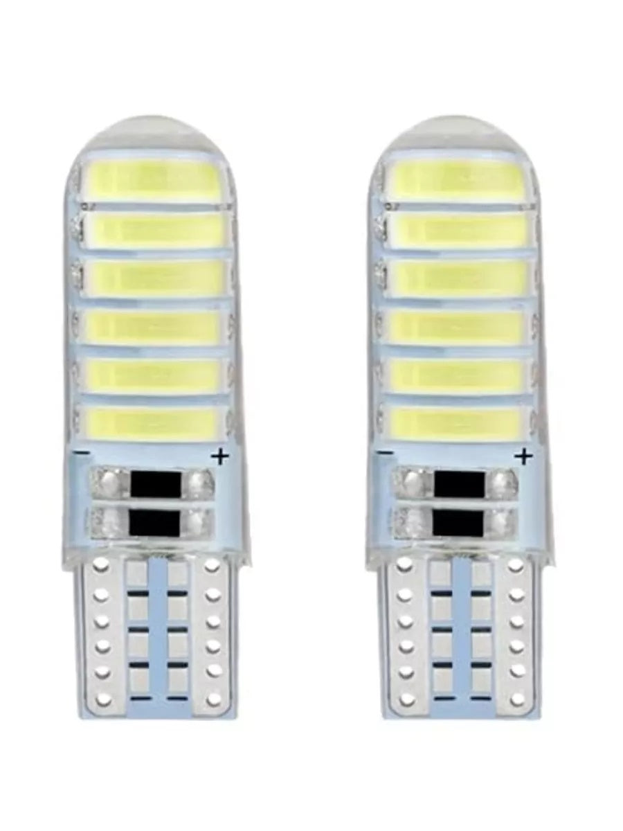 24V T10 Silicone CANBUS LED Bulb – 12 SMD Ultra Bright Error-Free Light (Pair)