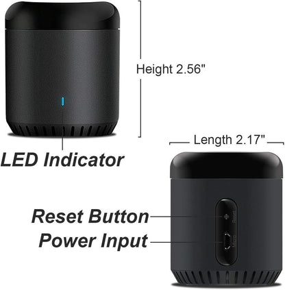 BroadLink RM Mini3 Smart Wi-Fi IR Universal Remote Control Hub – Black