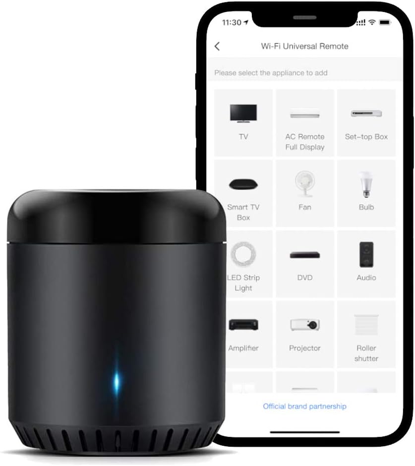 BroadLink RM Mini3 Smart Wi-Fi IR Universal Remote Control Hub – Black