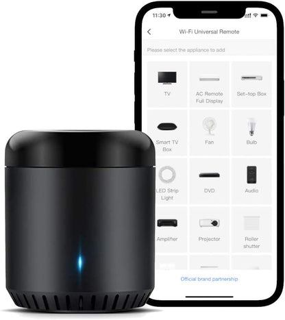 BroadLink RM Mini3 Smart Wi-Fi IR Universal Remote Control Hub – Black