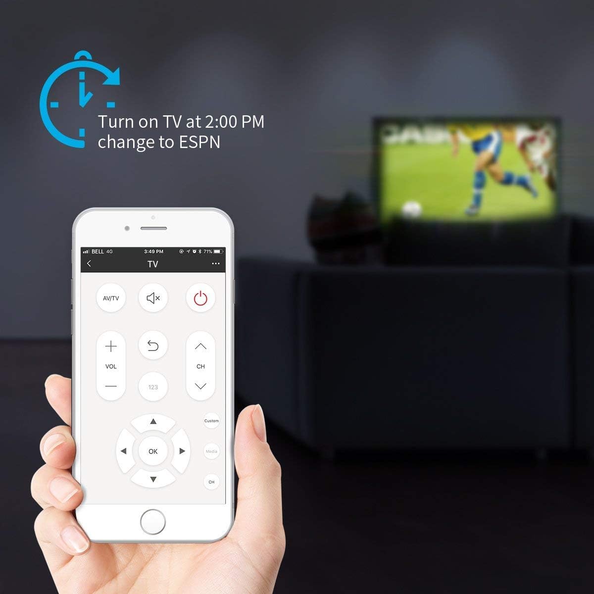 BroadLink RM Mini3 Smart Wi-Fi IR Universal Remote Control Hub – Black