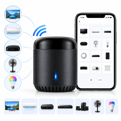 BroadLink RM Mini3 Smart Wi-Fi IR Universal Remote Control Hub – Black