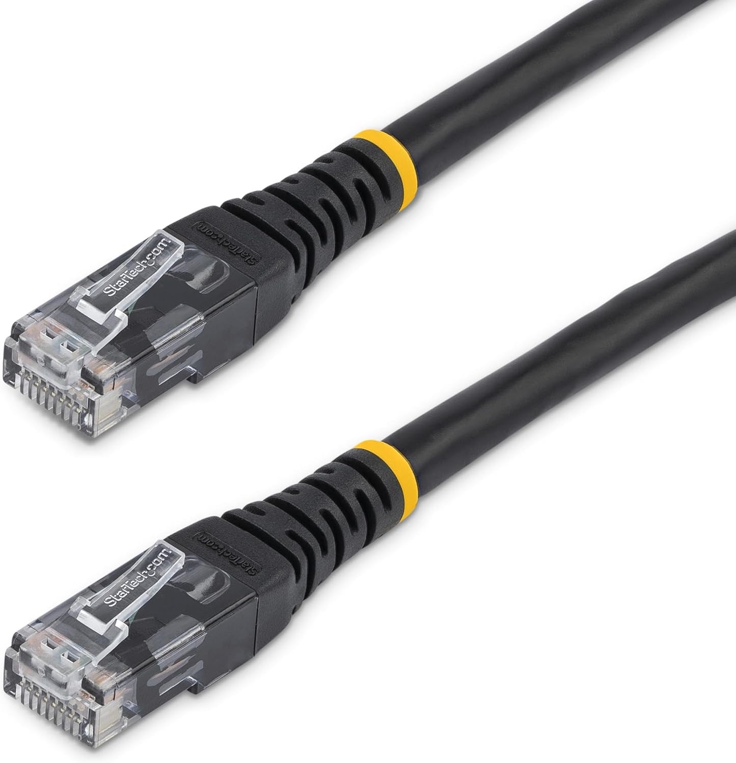 Star Tech Premium 6ft CAT6 Ethernet Cable LSZH – 10Gbps 650MHz RJ45 UTP Network Patch Cord, 100W PoE Support, Snagless with Strain Relief, Black (1.8m)