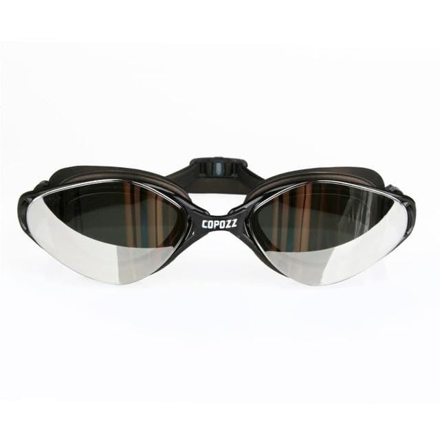 COPOZZ Premium Swim Goggles – Waterproof, Anti-Fog, UV Protection, Shockproof Plated Lenses & Crystal-Clear Underwater Vision