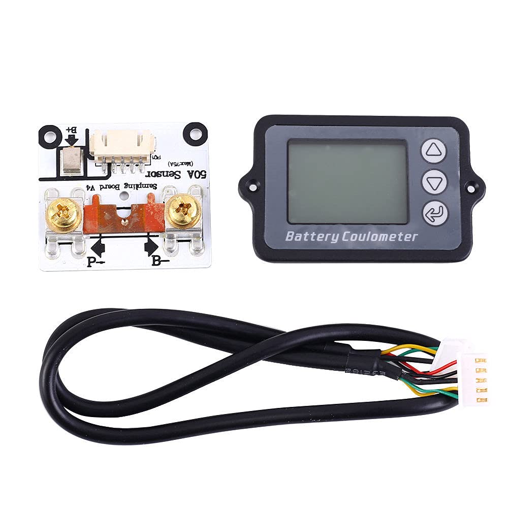 TK15 8–120V 50A Battery Capacity Tester – LCD Coulomb Meter