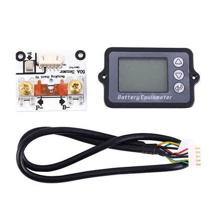 TK15 8–120V 50A Battery Capacity Tester – LCD Coulomb Meter