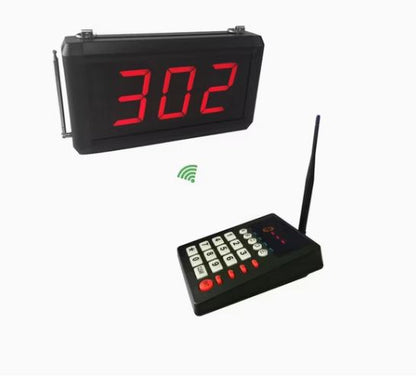 📢 Wireless Token / Number Calling Display System Calling System  Take-A-Number / Waiting Number Pager / Customer Call Service For Restaurant, Hospital, Bank, Clinic, Pharmacy, Government Office, Service Centers