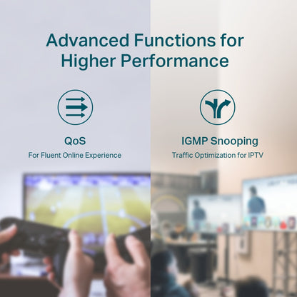 🖧 Product Description (Shopify Marketing) TP-Link SG1505D-P 5-Port Gigabit PoE Switch