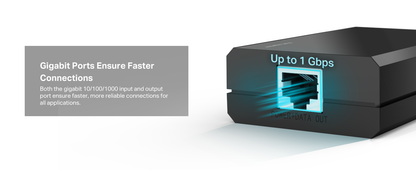 TP-Link TL-POE150S Gigabit PoE Injector | 802.3af | 15.4W | Pakistan