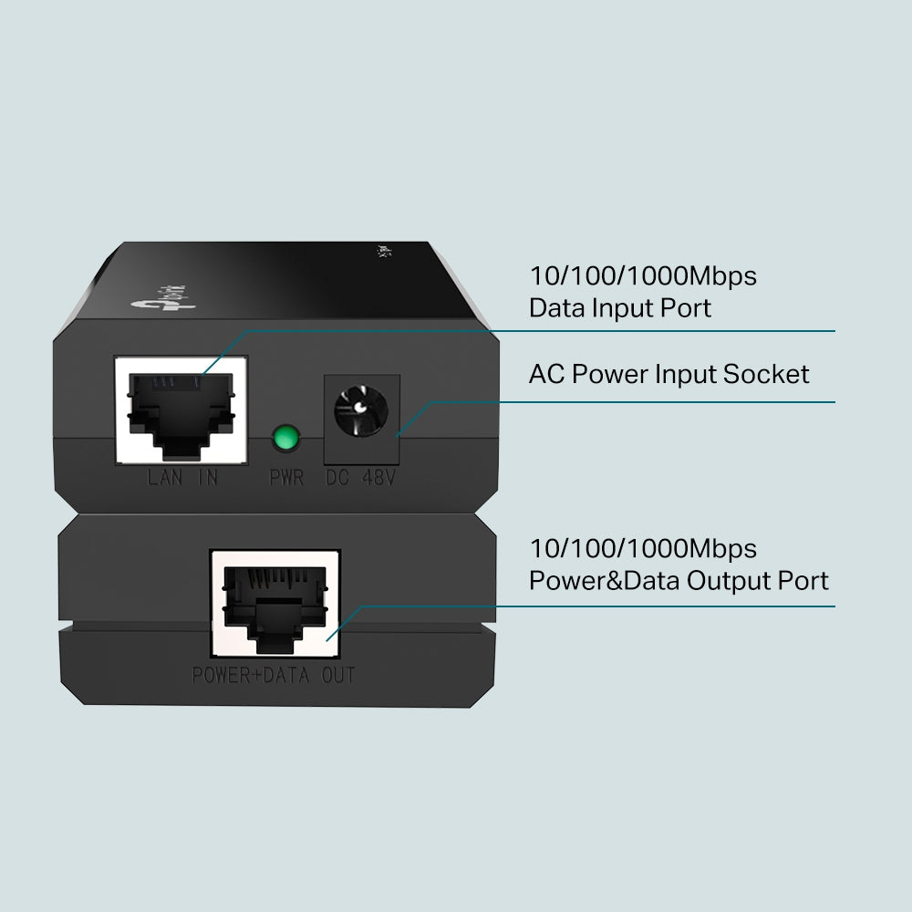 TP-Link TL-POE150S Gigabit PoE Injector | 802.3af | 15.4W | Pakistan