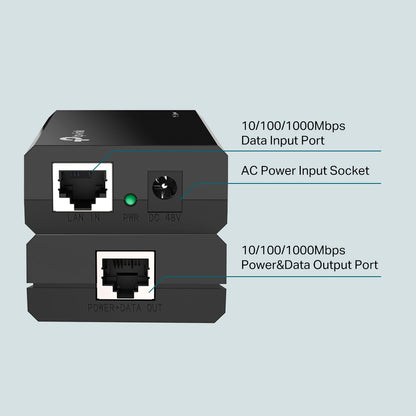TP-Link TL-POE150S Gigabit PoE Injector | 802.3af | 15.4W | Pakistan