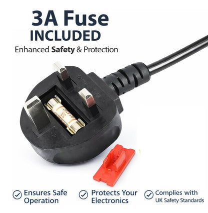 Universal UK Plug 2 Prong Power Cord – Package contents – Order in Pakistan