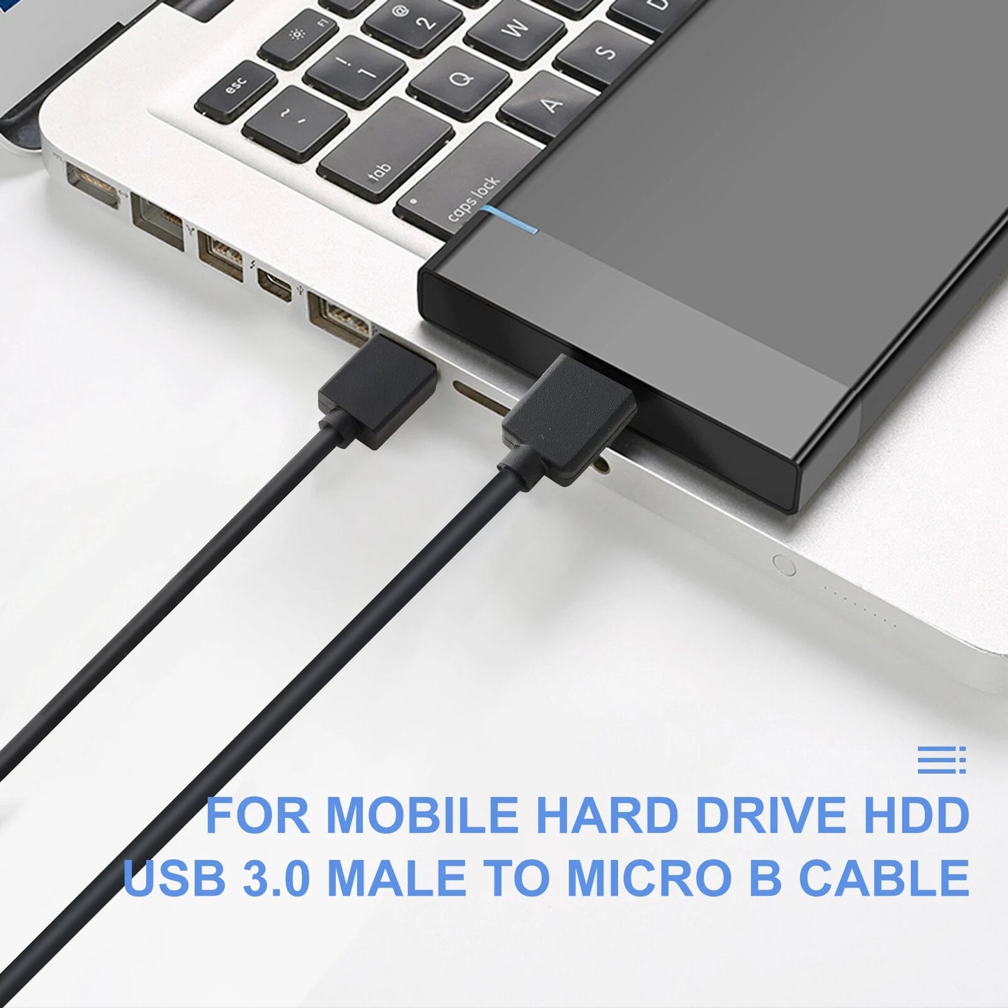 🔌 Micro B Cable – USB 3.0 A Male to Micro USB 3.0 (4.8Gbps)