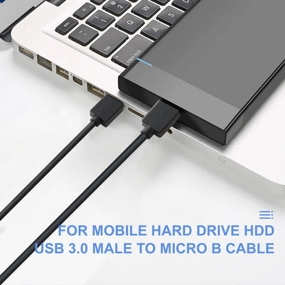 🔌 Micro B Cable – USB 3.0 A Male to Micro USB 3.0 (4.8Gbps)