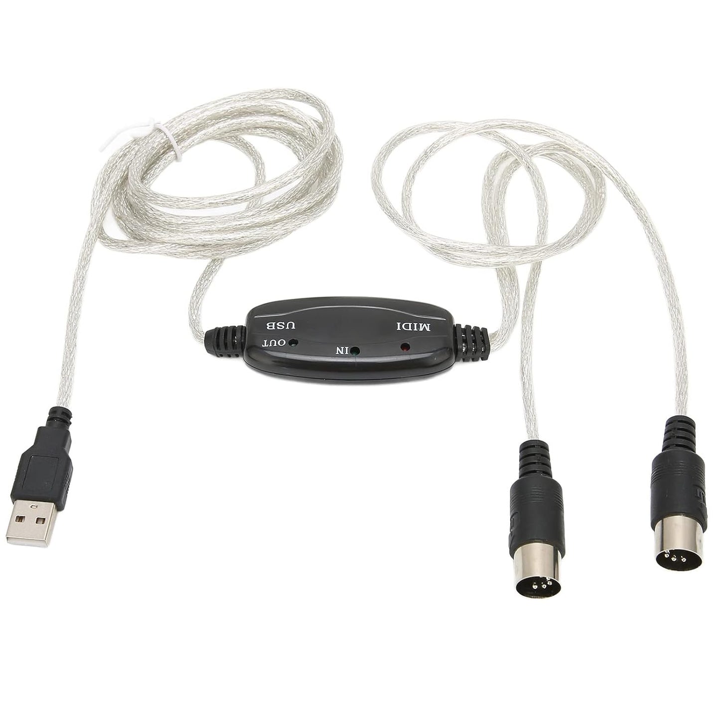 USB to MIDI Cable Converter – 16 Channel PC to Synthesizer Interface