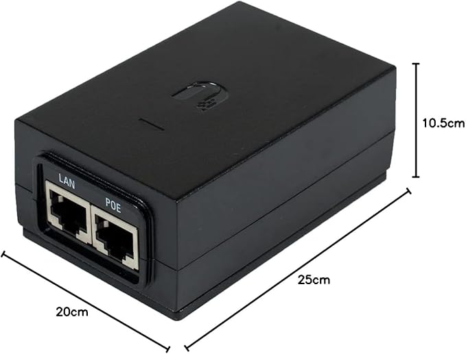 🔌 Ubiquiti 48V 0.5A Gigabit PoE Adapter 24W – POE-48-24W-G GP-H480-050G Original Ubiquiti Original | 48V Passive PoE | Gigabit Ethernet Power Injector