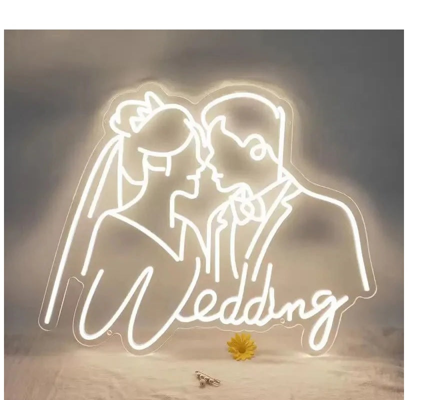 ✨ Custom LED Acrylic Lamp Sign Personalized Light-Up Night Light | Wedding Table Numbers | Business Logo Display | Customized LED Desk Sign