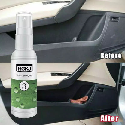 HGKJ-3 Car Interior Leather &amp; Plastic Refurbish Cleaner 20ML | Seat Care Polish | Dashboard Restorer Pakistan