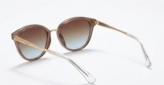 Valentino Sunglasses in Pakistan – Elegant gold plated frame with brown lens side view