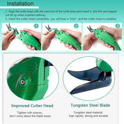 WBT-2 cordless electric scissors cutting UHMWPE UD fabric, aramid, and carbon fiber materials
