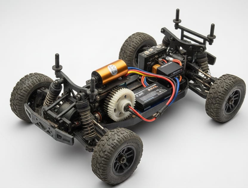 B2040 5300 KV Brushless Inrunner Motor – High-Speed RC Motor for Cars, Boats & Racing Projects
