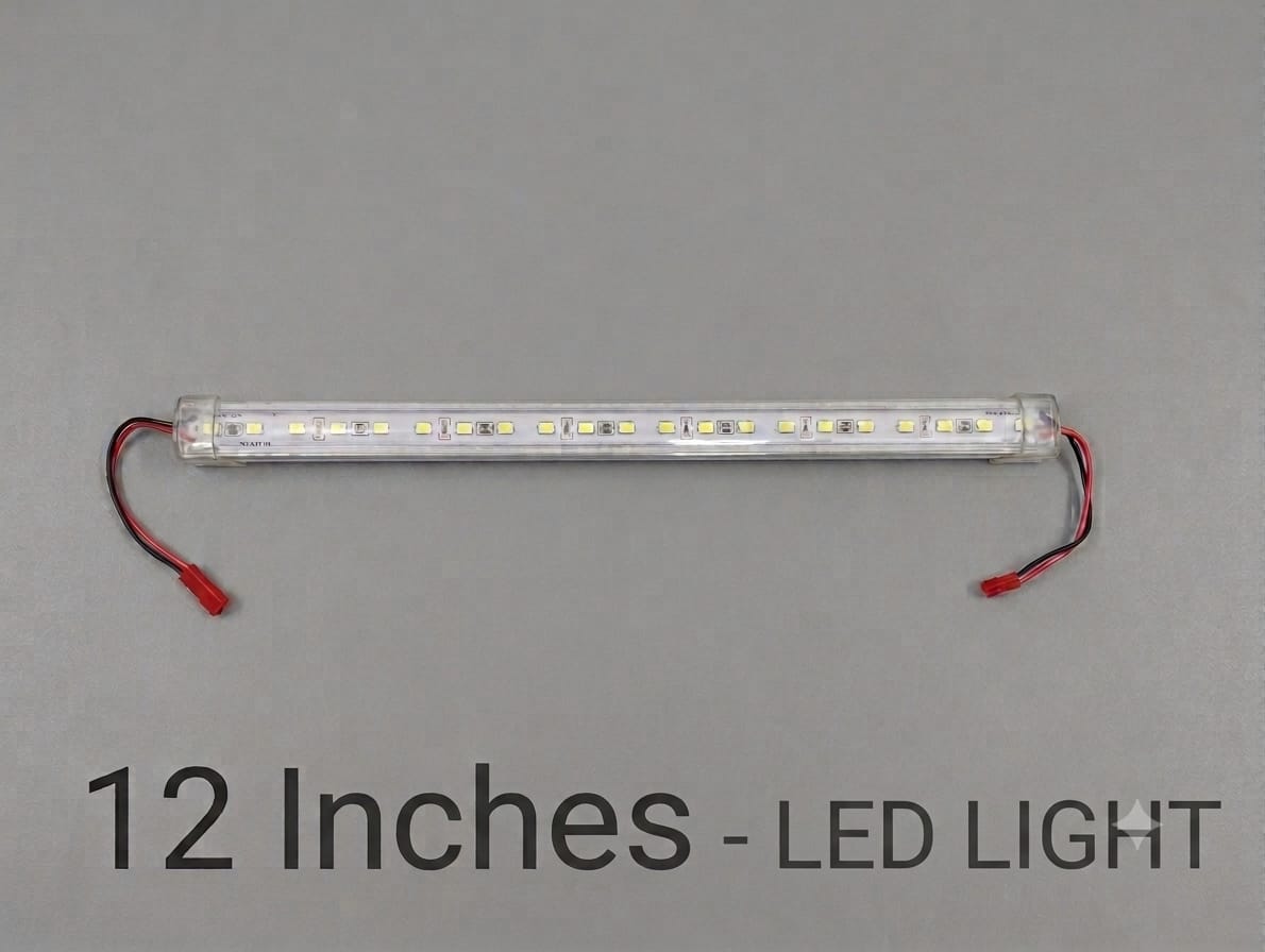 33CM LED Bar Light | 21 SMD 5730 LEDs | DC12V 6000K Cool White | Cabinet & Showcase Lighting