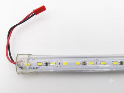 33CM LED Bar Light | 21 SMD 5730 LEDs | DC12V 6000K Cool White | Cabinet & Showcase Lighting