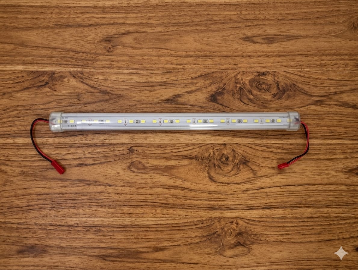 33CM LED Bar Light | 21 SMD 5730 LEDs | DC12V 6000K Cool White | Cabinet & Showcase Lighting