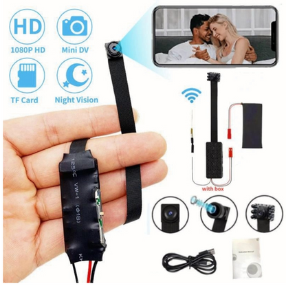 HD WiFi Mini Camera DIY Module 1080P Security Camera with Motion Detection & Remote Viewing