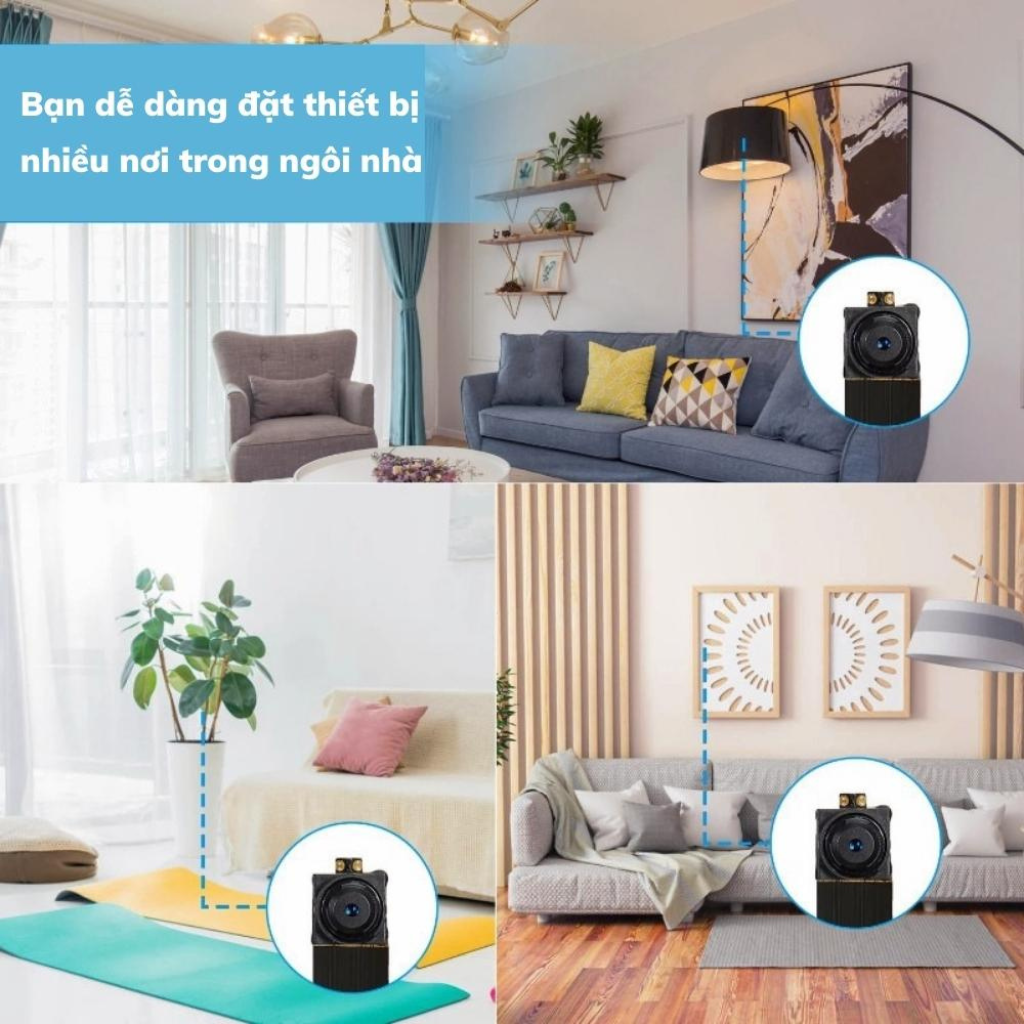 HD WiFi Mini Camera DIY Module 1080P Security Camera with Motion Detection & Remote Viewing
