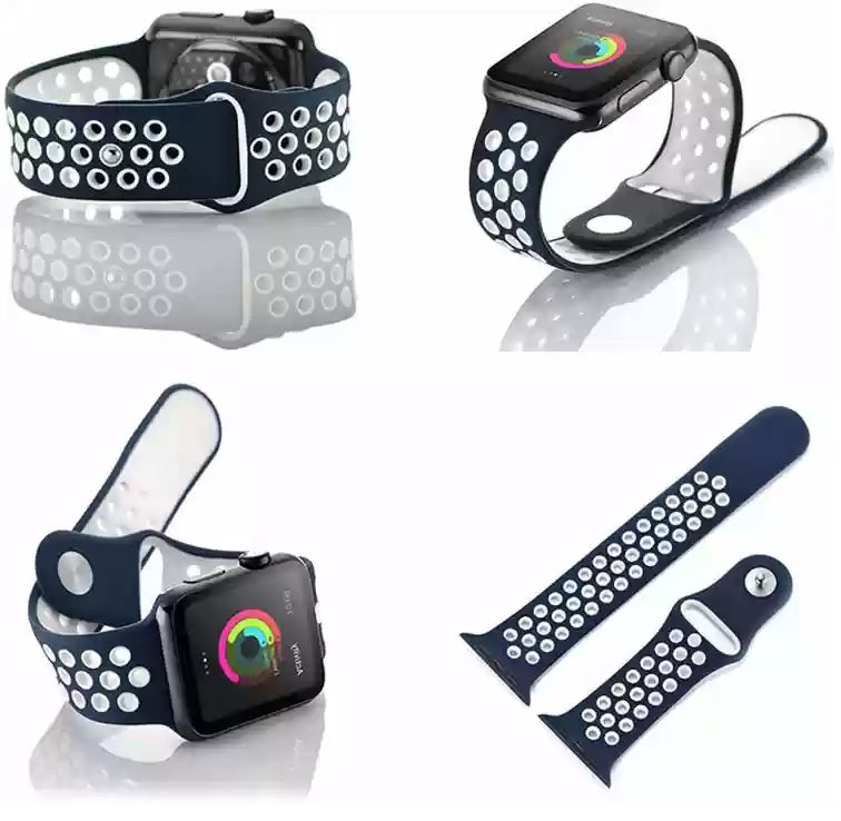 Soft Silicon Strap With Anti Lost Lock For i Watch Series 5 4 3 2 1,  Smart Watch 38mm 40mm Wrist Bracelet Strap(watch Not Included)