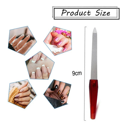 Metal Double Sided Nail File Stainless Steel Manicure Pedicure Files 6 inch – Package contents – Order in Pakistan
