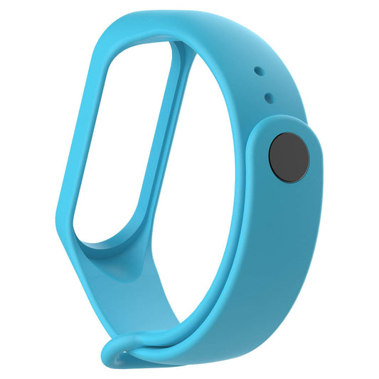 Strap Mi4 Mi3 Xiaomi Mi Band 3 Xiaomi Mi Band 4 Silicone Strap Sky Blue fashionable color full Pk World