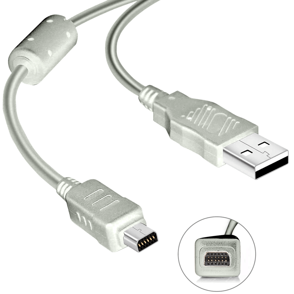 USB to 12 PIn Branded Orignal Cable Olympus Camera USB Data Cable 12pin USB Data Transfer Cable Charging Cord CB-USB5 CB-USB6 CB-USB8