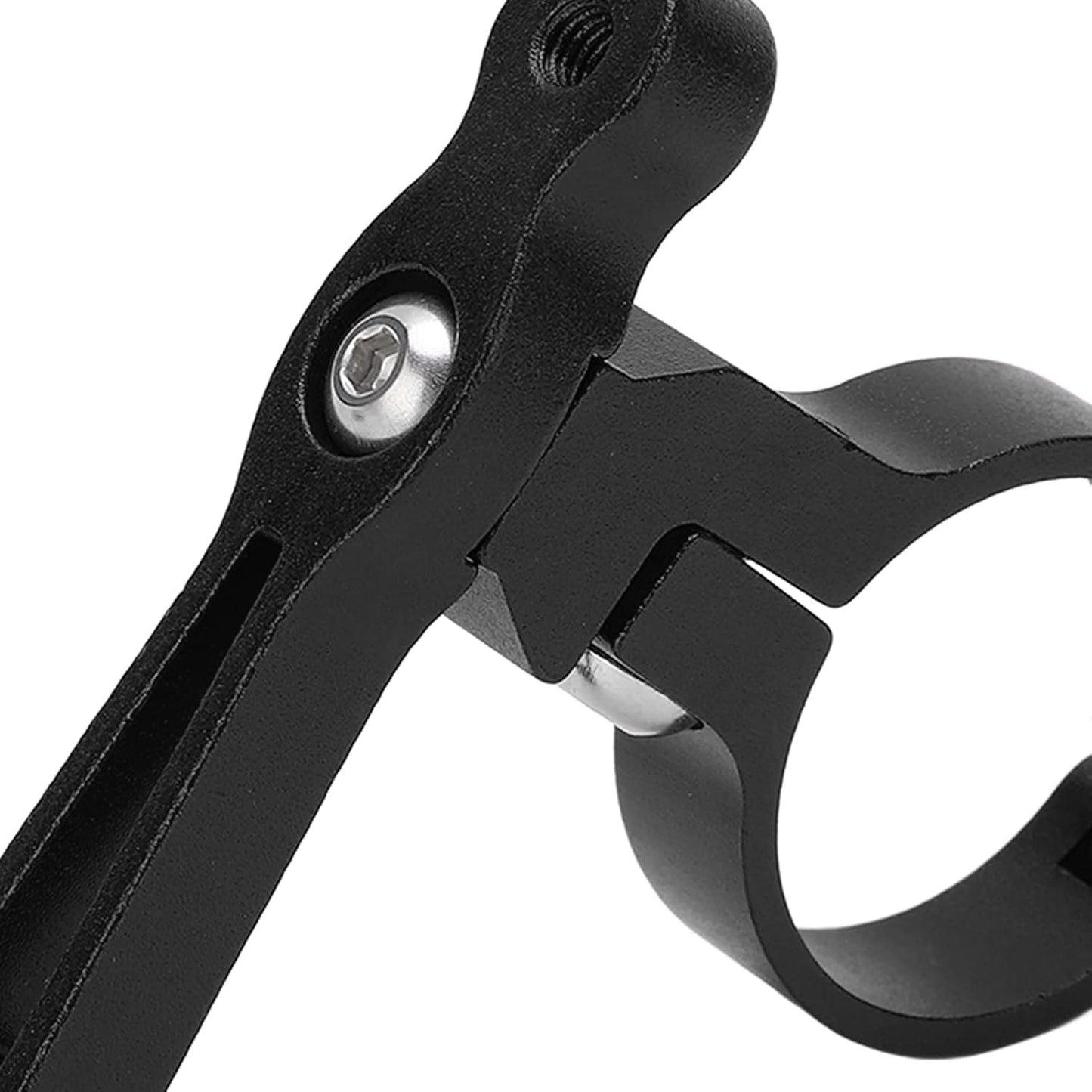 Seatpost Water Bottle Holder, Durable Clear Design Bicycle Bottle Holder Adapter Adjustable Convenient Aluminum Alloy for Outdoor Riding(Black)
