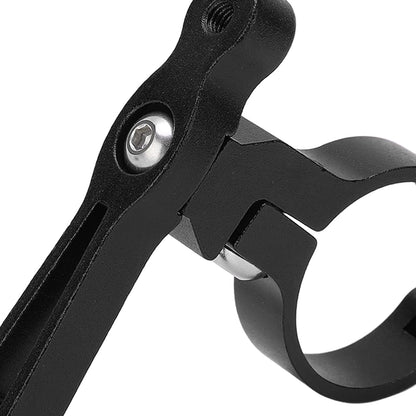 Seatpost Water Bottle Holder, Durable Clear Design Bicycle Bottle Holder Adapter Adjustable Convenient Aluminum Alloy for Outdoor Riding(Black)