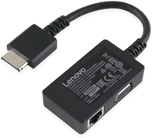 OneLink VGA/RJ45 Ethernet Expansion Adapter Encrypted Cable for Lenovo ThinkPad Yoga 14, P40 Yoga, Yoga 260/460, X1 Yoga (1st Gen), X1 Carbon 4th Gen, 13 (2nd Gen) 4X90J31060 03X7014Y